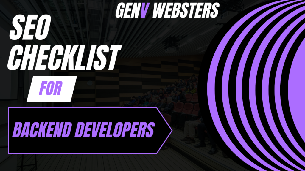 SEO Checklist for Backend Developers
